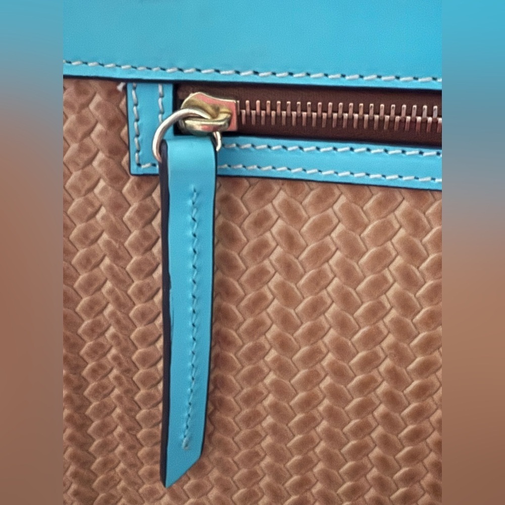 Dooney & Bourke Janine Straw Tote with Zipper | NWT - Picture 11 of 11